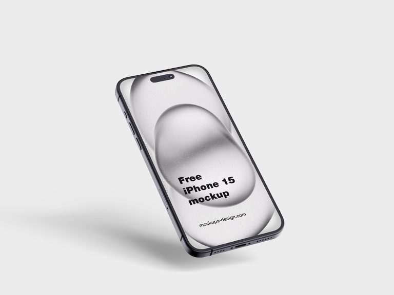 Free iPhone PSD Mockup