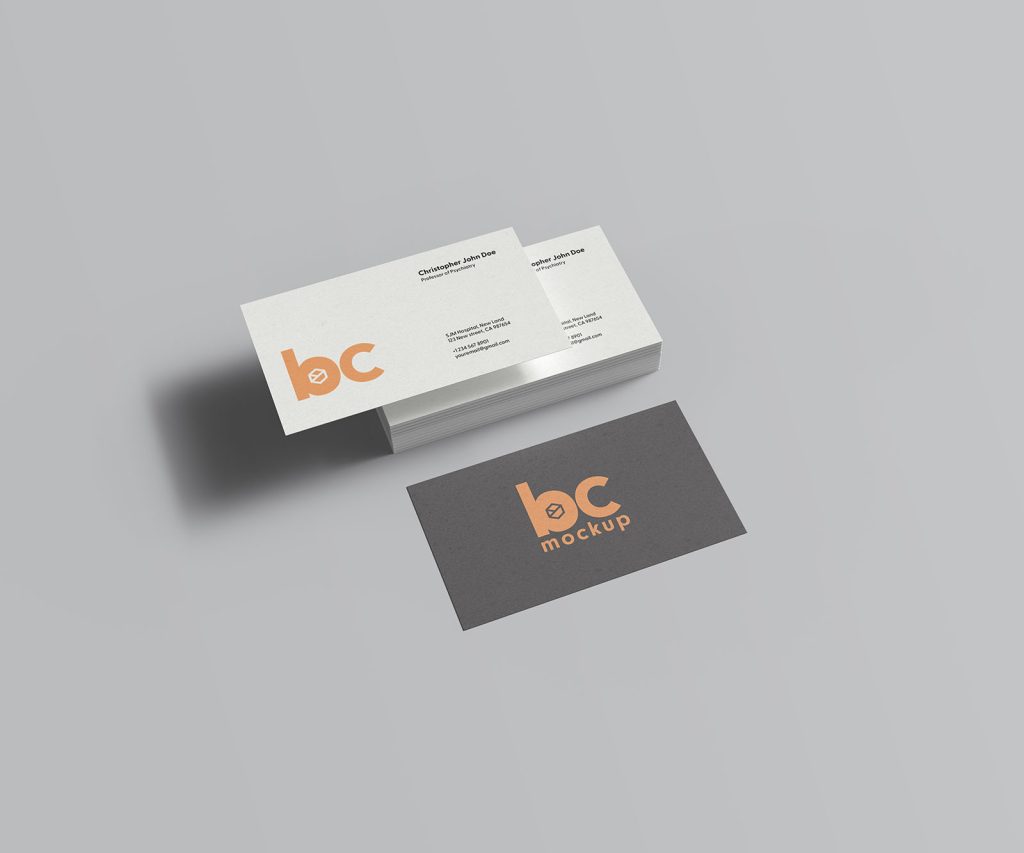 free business card mockup